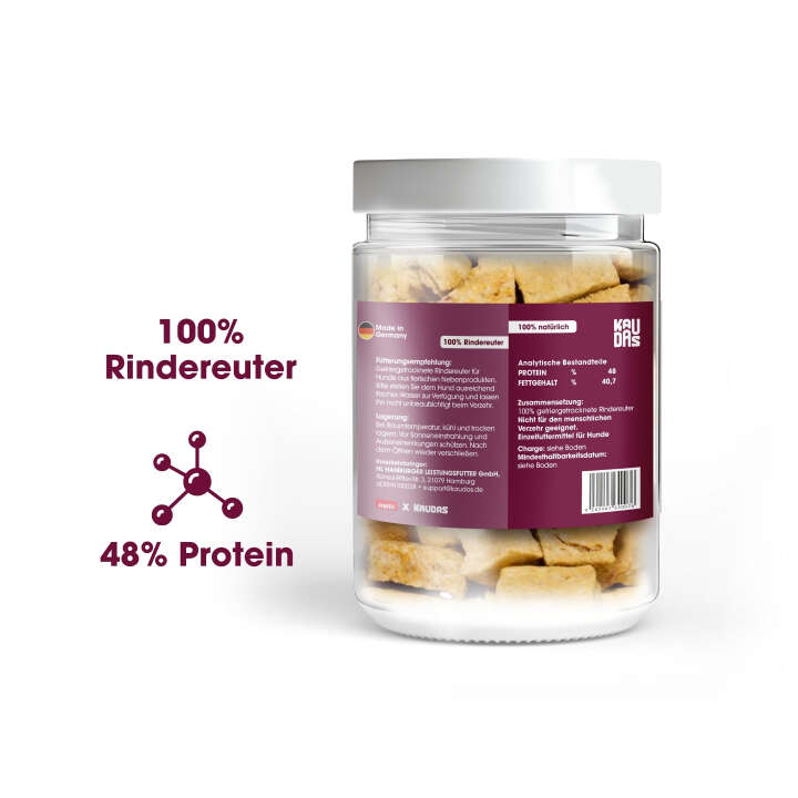 KAUDAS Hundeleckerli RindereuterPur Natursnack